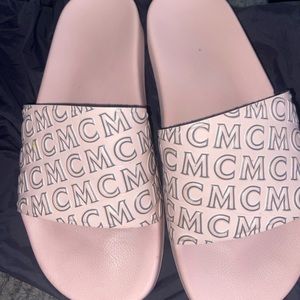Authentic womens mcm slides